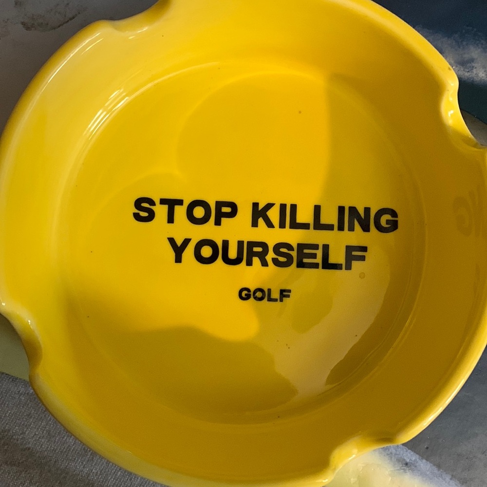 *RARE* Golf Wang “Stop Killing Yourself Ashtray”